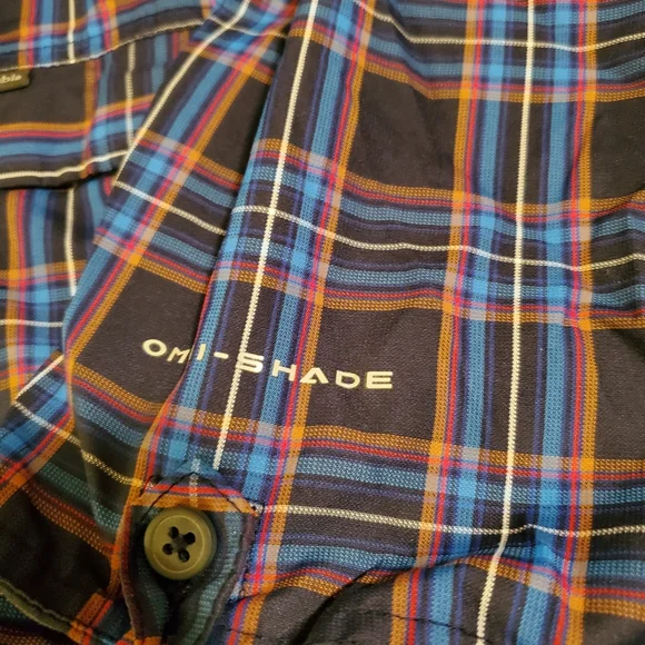 Mens Columbia omni shade, plaid, size 4x.  In good condition. - Picture 2 of 10